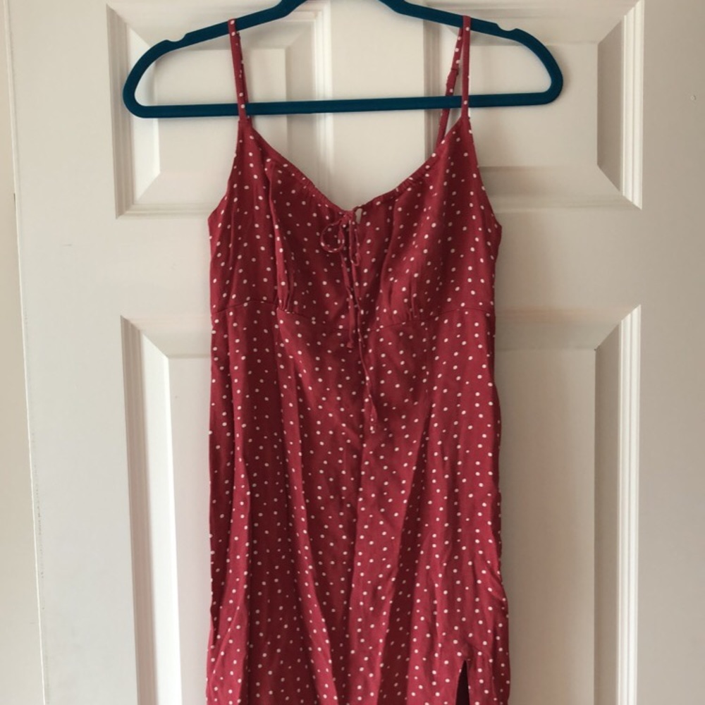 Abercrombie Polka Dot Midi Dress